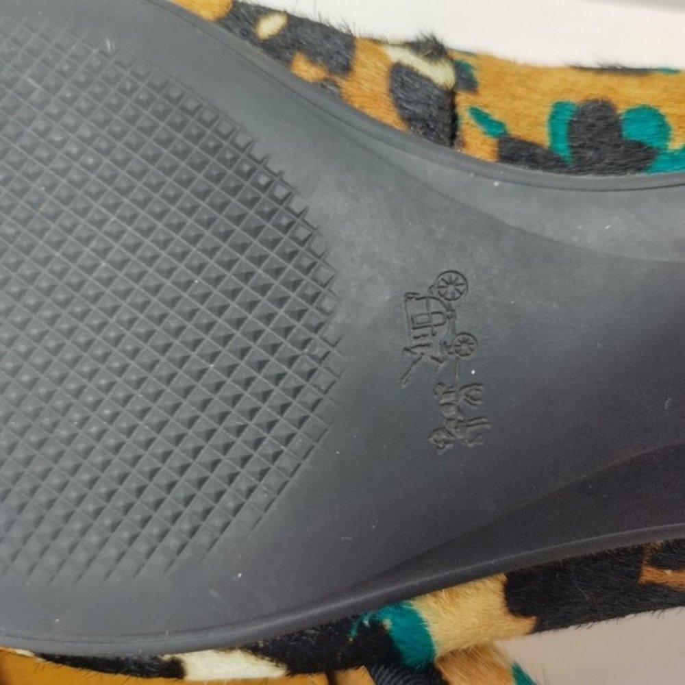 COACH Lara Calf Hair Ballet Flats 9.5 - Picture 10 of 10